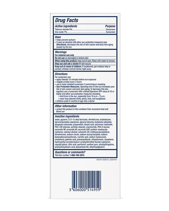 CeraVe- Hydrating Mineral Sunscreen SPF 50 Face Lotion 75ml